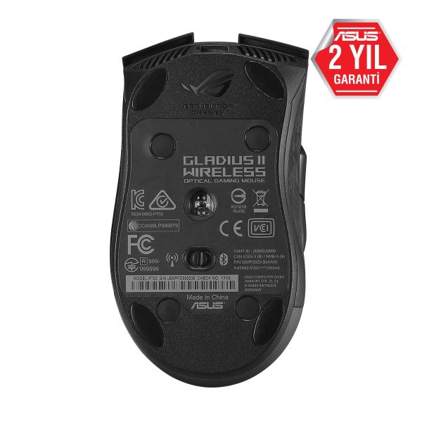 ASUS Gladius II Wireless Aura Sync RGB Gaming Mouse (90MP00Z0-B0UA00)