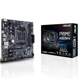Asus PRIME A320M-K 3200MHz(OC) DDR4 Soket AM4 M.2 HDMI VGA mATX Anakart