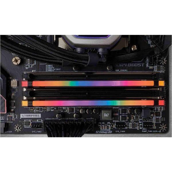 CORSAIR 16GB (2x8GB) Vengeance RGB PRO Siyah 3200MHz CL16 DDR4 Dual Kit Ram - CMW16GX4M2C3200C16