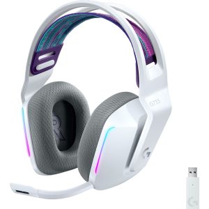 Logitech G G733 Kablosuz RGB 7.1 Surround Ses Oyuncu Kulaklığı – Beyaz (981-000883)