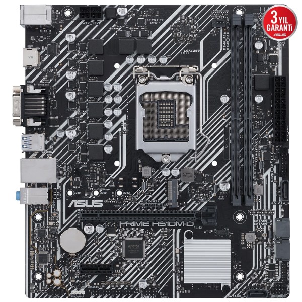 ASUS PRIME H510M-D 3200MHz(OC) DDR4 Soket Intel 1200 M.2 mATX Anakart