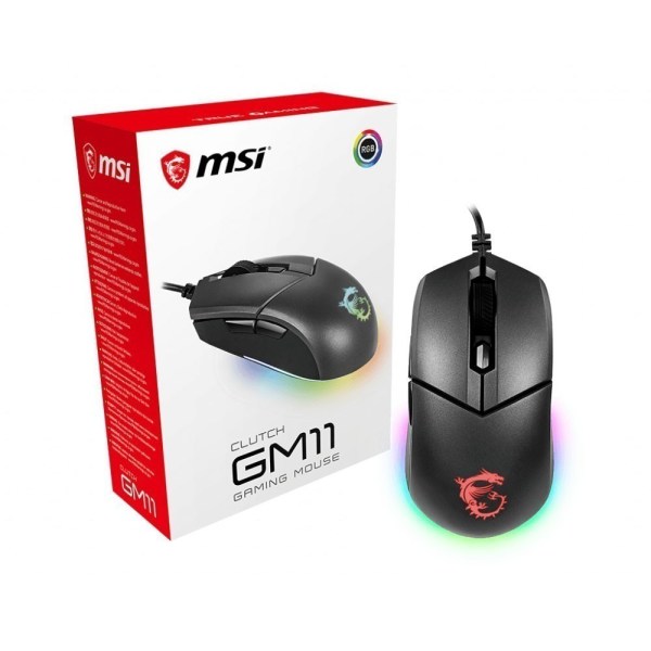 Msi Clutch Gm11 Rgb Gaming Mouse 4