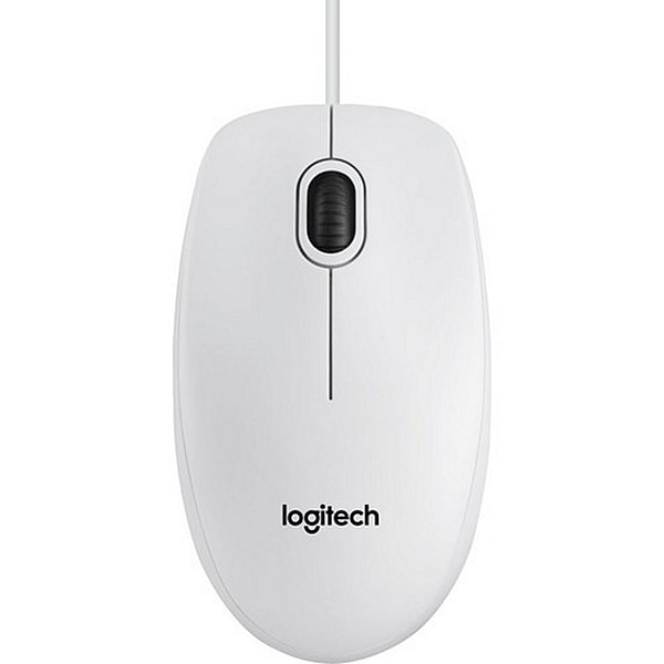 Logitech B100 Beyaz Kablolu Usb Mouse 910 003360