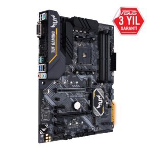 ASUS TUF B450-PRO GAMING AMD B450 AM4 DDR4 4400 HDMI DVI Çift M2 USB3.2 AURA RGB ATX Anakart