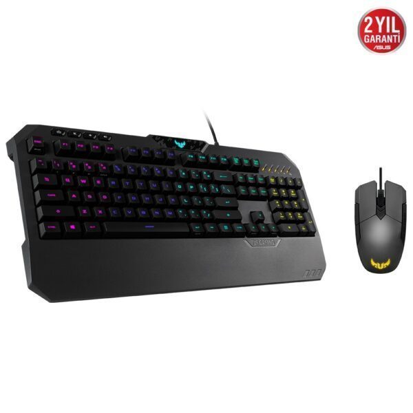 ASUS TUF Gaming K5 Aura Sync Mech-Brane TR Combo Set Gaming Klavye Mouse set