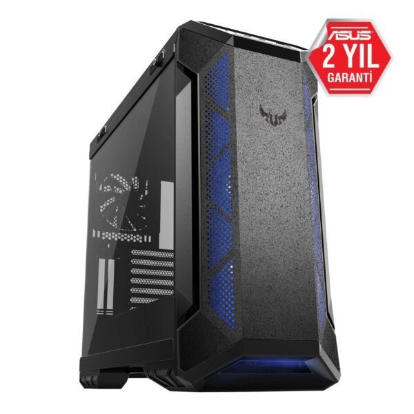 Asus tuf gaming gt501 rgb tempered glass usb 3. 1 mid tower kasa
