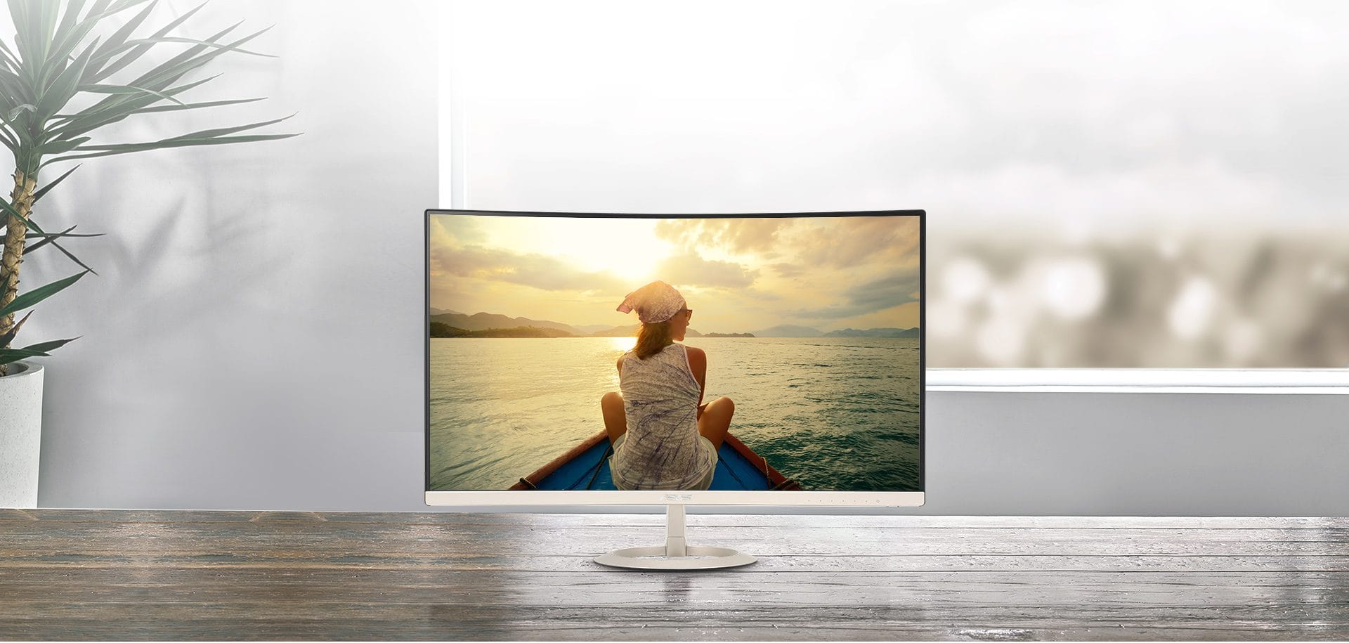 ASUS 27" VZ27VQ Monitör – Şık, ultra ince, çerçevesiz tasarım
