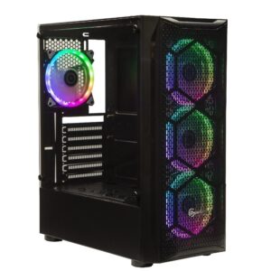 Performax Hellfire Siyah Temperli Cam RGB 550W ATX Kasa
