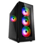 Sharkoon TG5 PRO RGB Tempered Glass RGB USB 3.0 ATX Mid Tower Kasa
