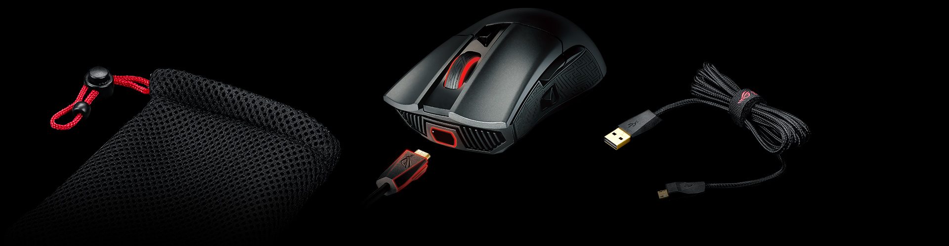 ASUS ROG Gladius II Origin 12000 DPI 6 Tuş RGB Gaming Mouse (Yedek Switch Hediyeli) (90MP00U1-B0UA00)