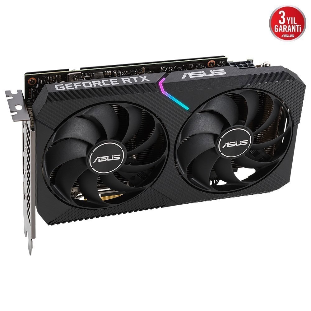 ASUS GeForce DUAL RTX 3060 12GB GDDR6 192bit Ekran Kartı - Gaming