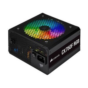 CORSAIR CX750F RGB 750W 80+ Bronze Siyah Full Modüler 120mm Fanlı PSU