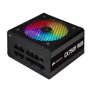 CORSAIR CX750F RGB 750W 80+ Bronze Siyah Full Modüler 120mm Fanlı PSU