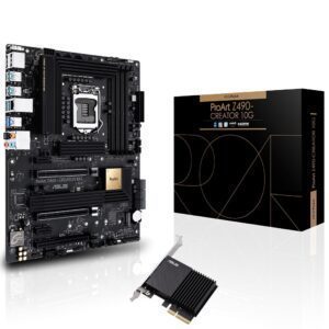 ASUS PROART Z490-CREATOR 10G 4600MHz(OC) DDR4 Soket 1200 M.2 DP HDMI DP Thunderbolt 3 ATX Anakart