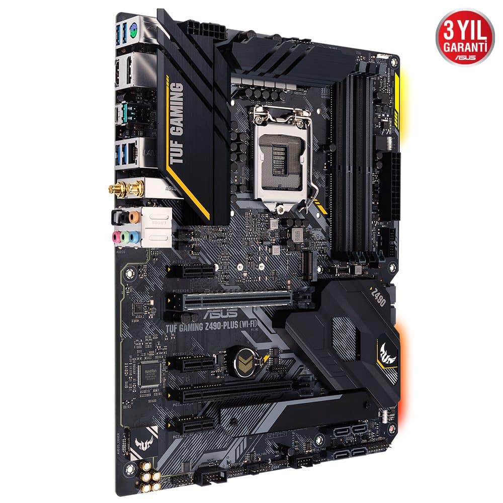 ASUS TUF GAMING Z490-PLUS WI-FI 4600MHz(OC) DDR4 Soket 1200 M.2
