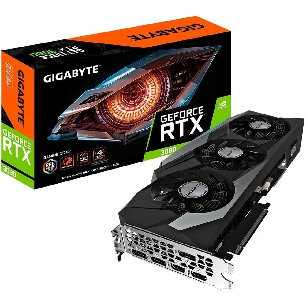 GIGABYTE GeForce RTX 3080 GAMING OC 10G 10GB GDDR6X 320 Bit Ekran Kartı