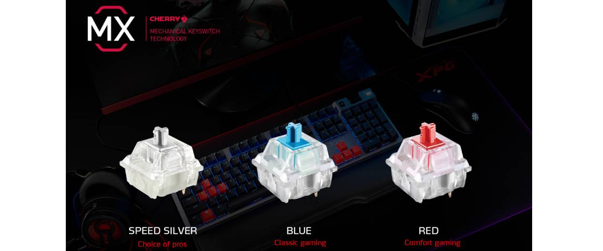 XPG Summoner Cherry MX Blue Mekanik RGB Türkçe Gaming Klavye SUMMONER5B-BKCTR
