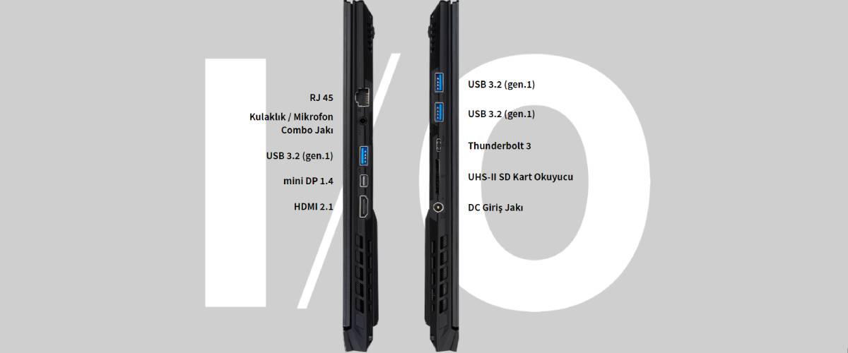 GIGABYTE AERO 17 KC I7-10870H 16GB 1TB SSD RTX 3060 Max-P GDDR6 6GB VGA 17.3” W10 Home Notebook