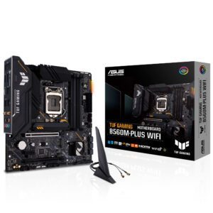 ASUS TUF GAMING B560M-PLUS WIFI 5000MHz(OC) DDR4 Soket 1200 M.2 WIFI mATX Anakart