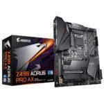 GIGABYTE Z490 AORUS PRO AX 5000MHz(OC) DDR4 Soket 1200 M.2 Wi-Fi HDMI ATX Anakart