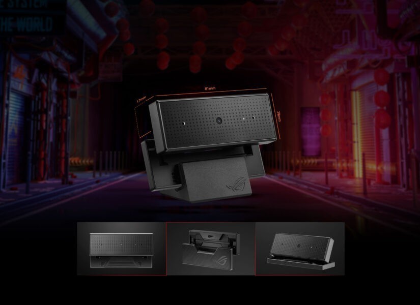 ASUS ROG EYE USB Full HD 1080P 60FPS Webcam (PC/MAC) (90YH01Z0-B2UA00)