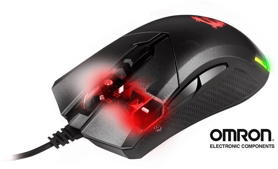 Msi clutch gm50 rgb gaming mouse