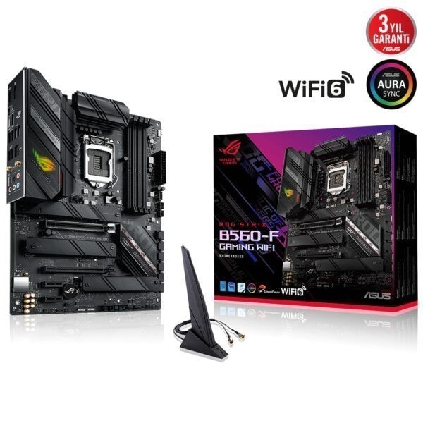 Asus Rog Strix B560 F Gaming Wifi 2933mhzoc Ddr4 Soket1200 M 2 Hdmi Dp Atx Anakart 1