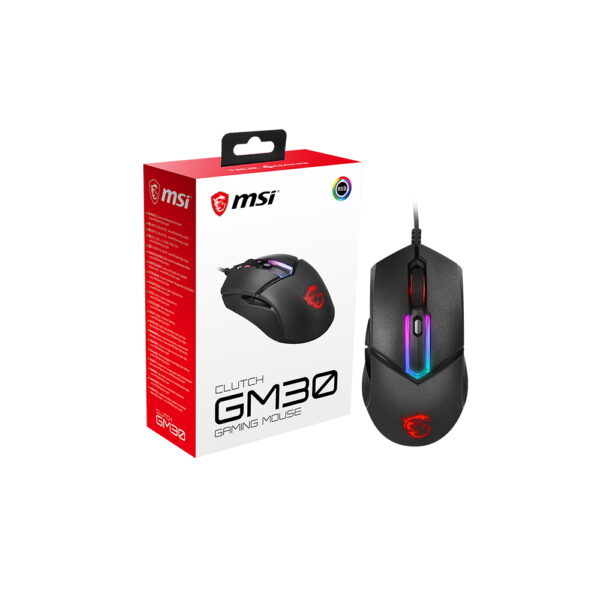Msi Clutch Gm30 Rgb Gaming Mouse 5