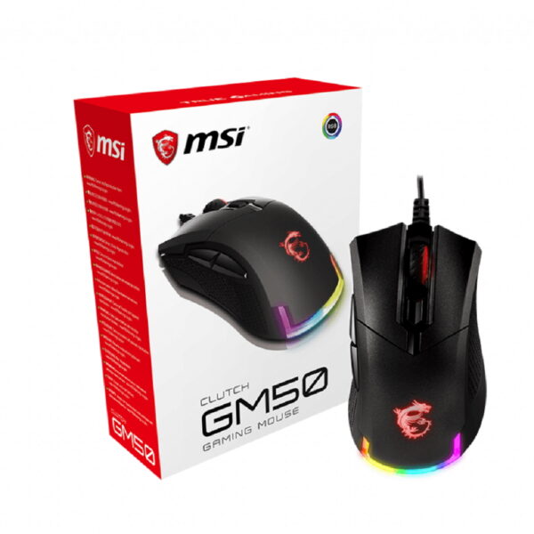 Msi Clutch Gm50 Rgb Gaming Mouse 3