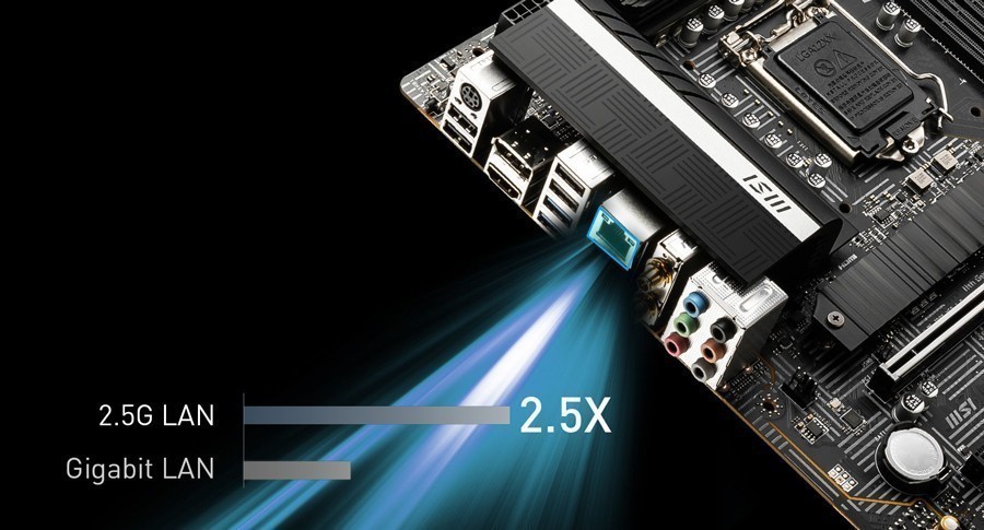 MSI Z590 PRO WiFi 5333MHz(OC) DDR4 Soket 1200 M.2 ATX Anakart