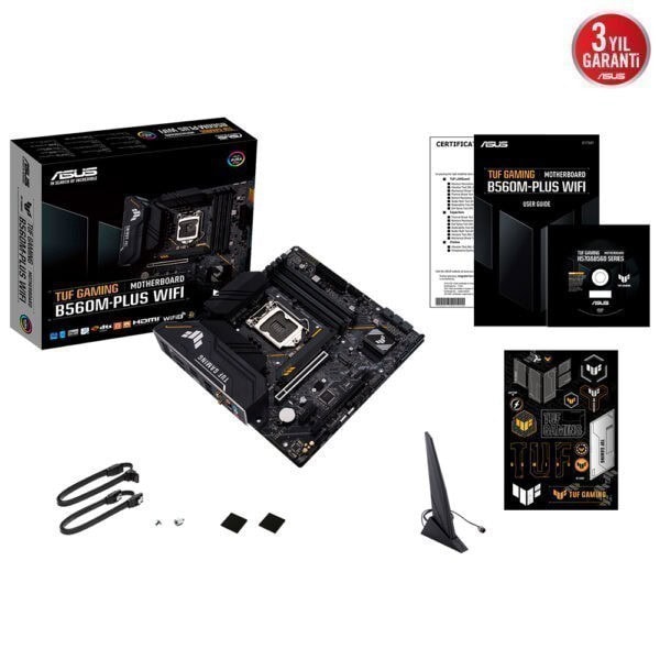 Asus Tuf Gaming B560 Plus Wifi 5000mhzoc Ddr4 Soket 1200 M 2 Hdmi Dp Wifi Atx Anakart 7
