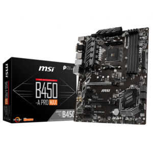 Msi B450 A Pro Max 4133mhzoc Ddr4 Soket Am4 M 2 Atx Anakart