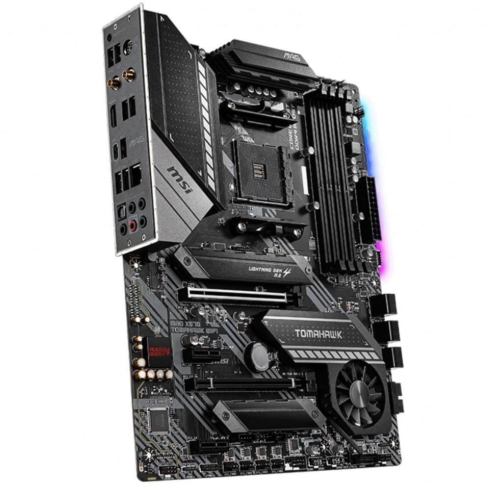 Intel DC53427HYE メモリ16GB+SSD512GB+Wi-Fi MSI MAG X570 TOMAHAWK WIFI 4600MHz(OC) DDR4 Soket AM4 M.2 ATX