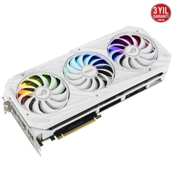 Asus Rog Strix Geforce Rtx 3070 White Edition Oc 8gb Gddr6 256 Bit Ekran Karti 2