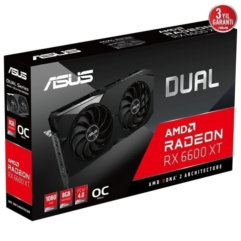 ASUS Radeon RX 6600 XT DUAL OC 8GB GDDR6 128 Bit Ekran Kartı - Gaming ...