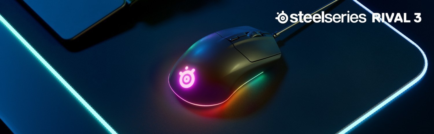 Steelseries rival 3 rgb gaming mouse 10