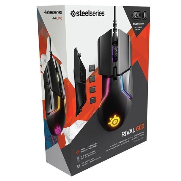 Steelseries Rival 600 Rgb Gaming Mouse 6