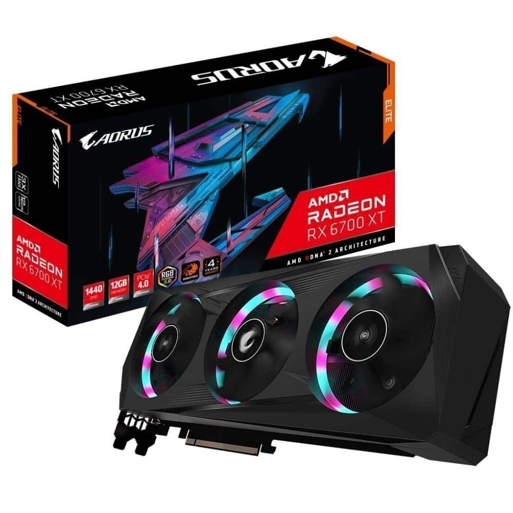 Gigabyte Aorus Radeon Rx 6700 Xt Elite 12gb Gddr6 192 Bit Ekran Karti