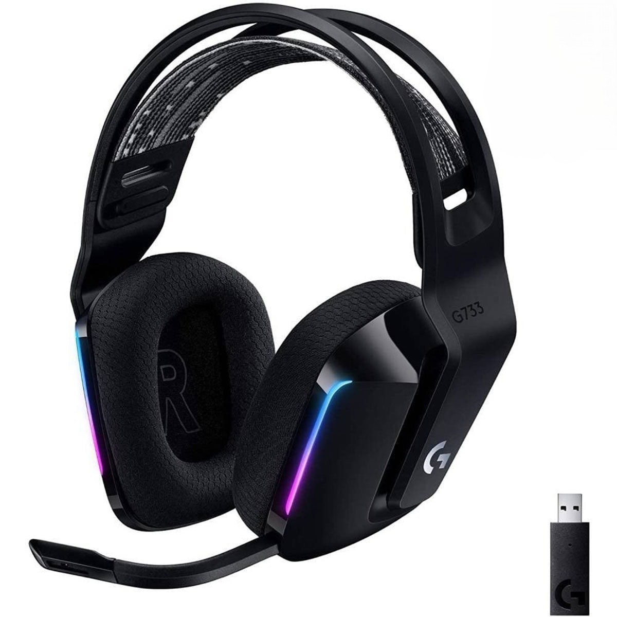 Logitech G G733 Kablosuz Rgb 7 1 Surround Ses Oyuncu Kulakligi Siyah 981 000864 1
