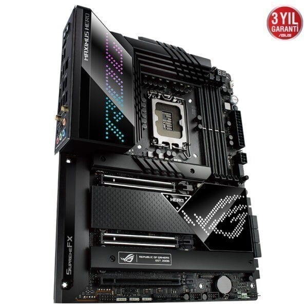Asus Rog Maximus Z690 Hero 6400mhzoc Ddr5 Soket 1700 M 2 Hdmi Atx Anakart 9