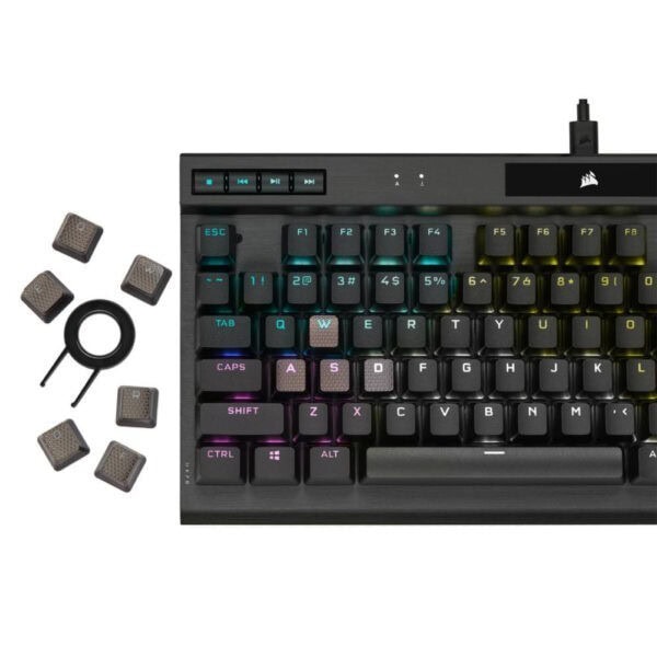 Corsair K70 Rgb Tkl Champion Series Cherry Mx Red Ingilizce Rgb Mekanik Gaming Klavye 4