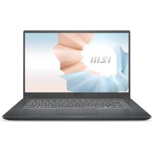 Msi Modern 15 A5m 022xtr R5 5500u 8gb Ddr4 Uma 256gb Ssd 15 6 Fhd Dos Notebook