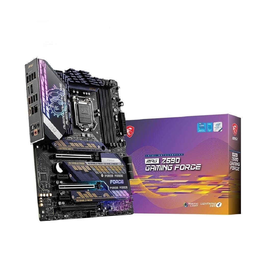 Msi Mpg Z590 Gaming Force 5333mhzoc Ddr4 Soket 1200 M 2 Hdmi Dp Atx Anakart