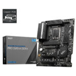 MSI PRO Z690-A DDR4 5200MHz(OC) DDR4 Soket 1700 M.2 HDMI DP ATX Anakart