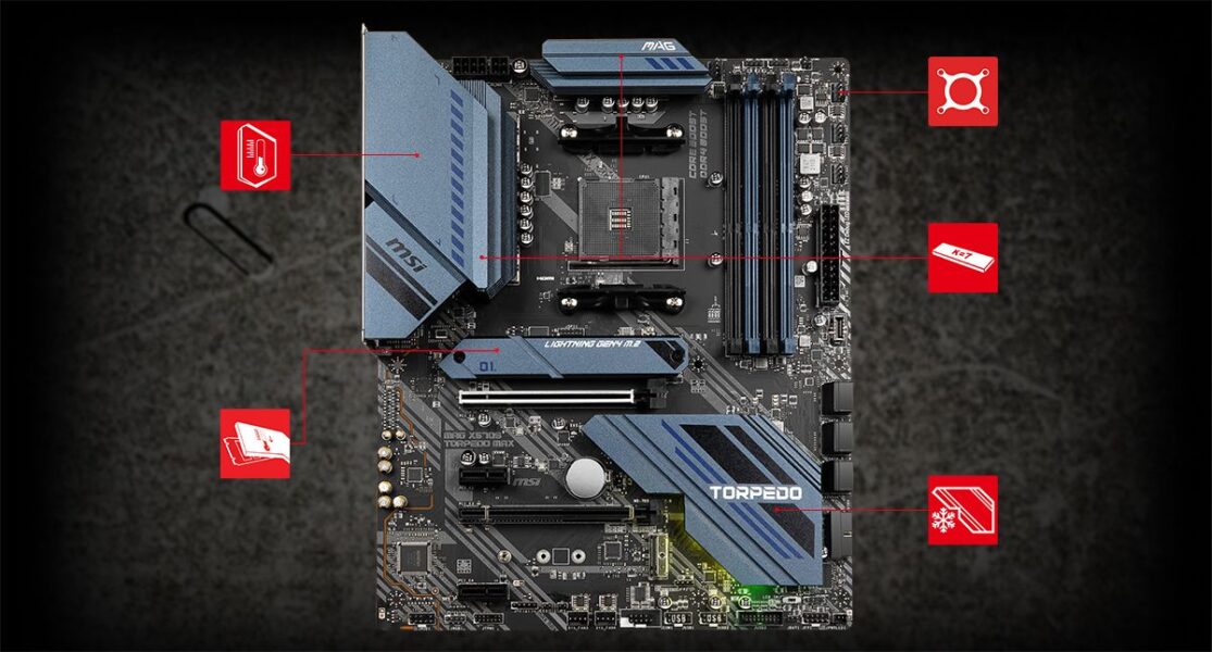 MSI MAG X570S TORPEDO MAX THERMAL overview