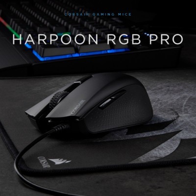 Corsair harpoon rgb pro fps/moba gaming mouse (ch-9301111-eu)