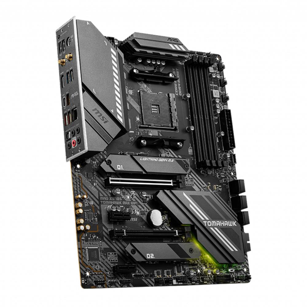 MSI MAG X570S TOMAHAWK MAX WIFI Amd X570 Soket AM4 DDR4 5100MHz(OC