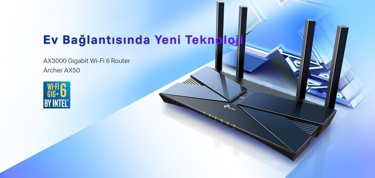 TP-LINK ARCHER AX50 AX3000 Dual Band Gigabit Wi-Fi 6 Router