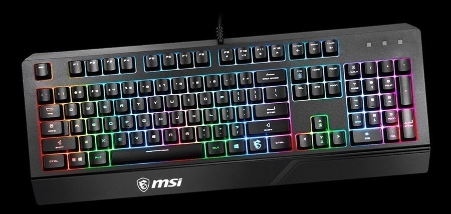 MSI Vigor GK20 US Kablolu Oyuncu Klavye – ERGONOMİK TUŞ KAPAĞI TASARIMI