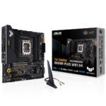 ASUS TUF GAMING B660M-PLUS WIFI D4 5333MHz(OC) DDR4 Soket 1700 M.2 HDMI DP mATX Anakart